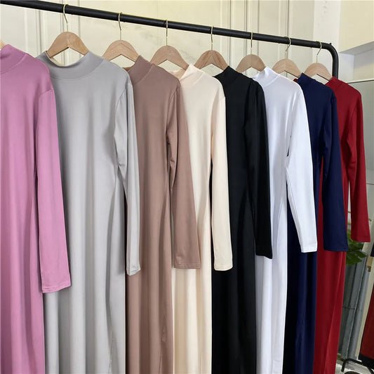 Abaya intérieur manches longues