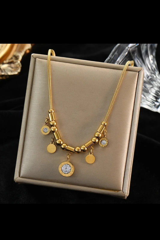 Collier diamant blanc