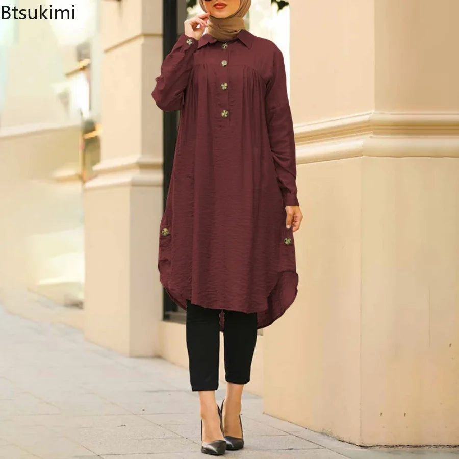 Chemise longue femme