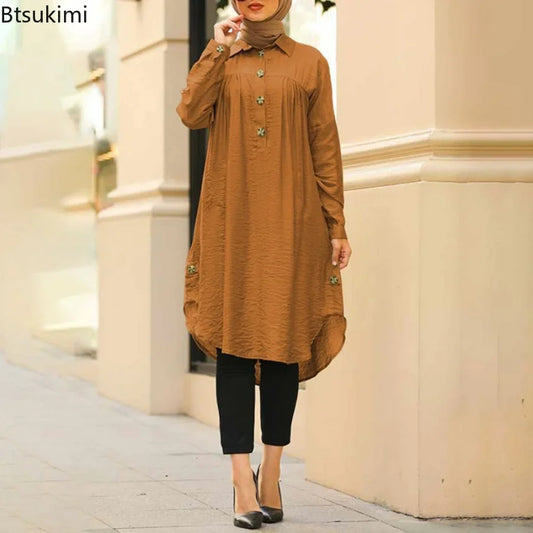Chemise longue femme