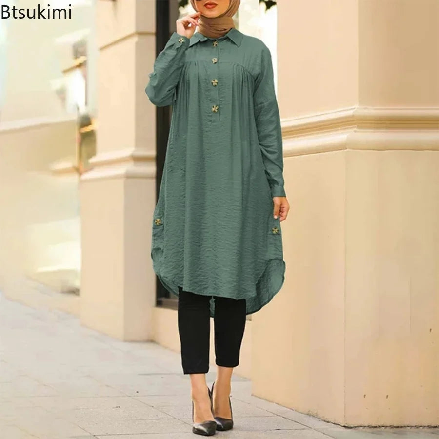 Chemise longue femme